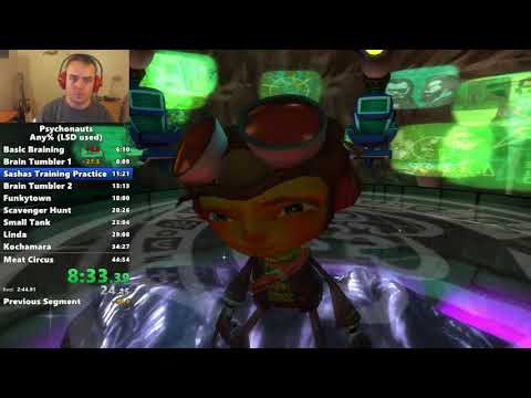 Psychonauts Speedrun Any% LSD 45:29
