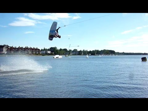Junior Men Wakeboard Finals - Ostróda 2014 Guy Firer 1st place.
