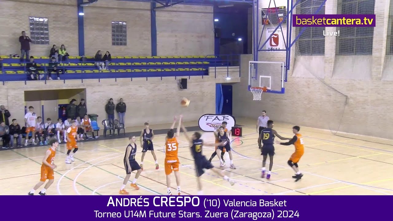 ANDRÉS CRESPO ('10) Valencia Basket. Torneo U14M 