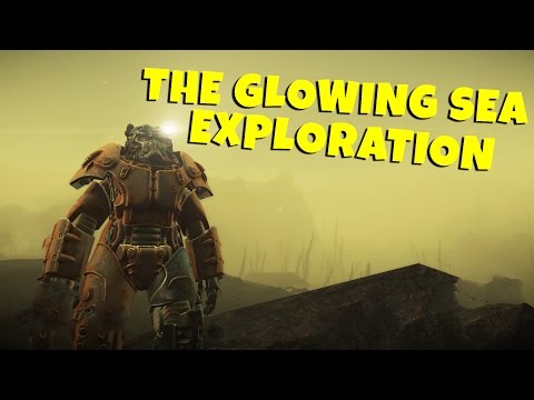 Fallout 4 - Exploring The Glowing Sea (Survival Guide) | Its so SCARY!