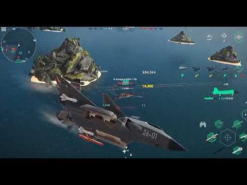 NEW STRIKE FIGHTER J-26 GAMEPLAY TEST MODERN WARSHIPS