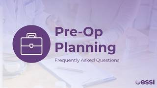 Pre-Op Planning