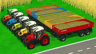 🌾 Sugar Cane Harvest 🚜 Claas Tractors + John Deere Telehandlers 🍑 Farming Simulator 25