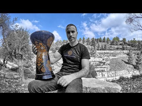 Playing Our Sombaty Plus Darbuka in an Open Field