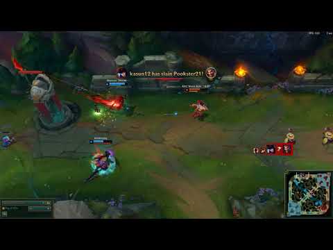 akali 1v2 turret dive