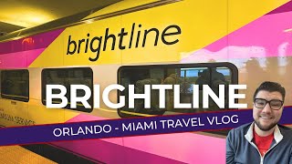 Taking the Brightline Train from Orlando to Miami | Valiant Lady Travel Vlog January 2024