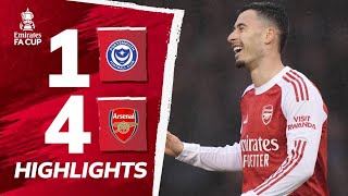 Portsmouth 1 - 4 Arsenal | FA Cup 25/26 Highlights