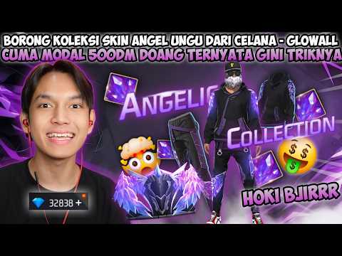 BORONG KOLEKSI SKIN ANGEL UNGU DARI CELANA - GLOWALL! CUMA MODAL 500DM DOANG TERNYATA GINI TRIKNYA😱