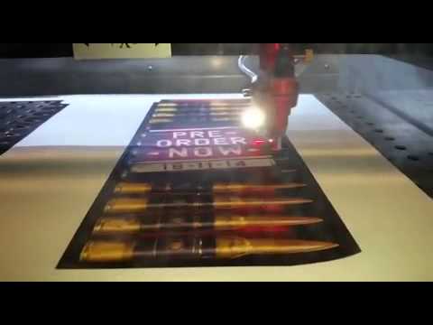 Piranha 5030 Laser Machine cutting card