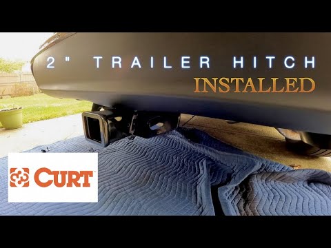 2022 Toyota Highlander 2 Inch CURT 13453 Class 3 Trailer Hitch INSTALL