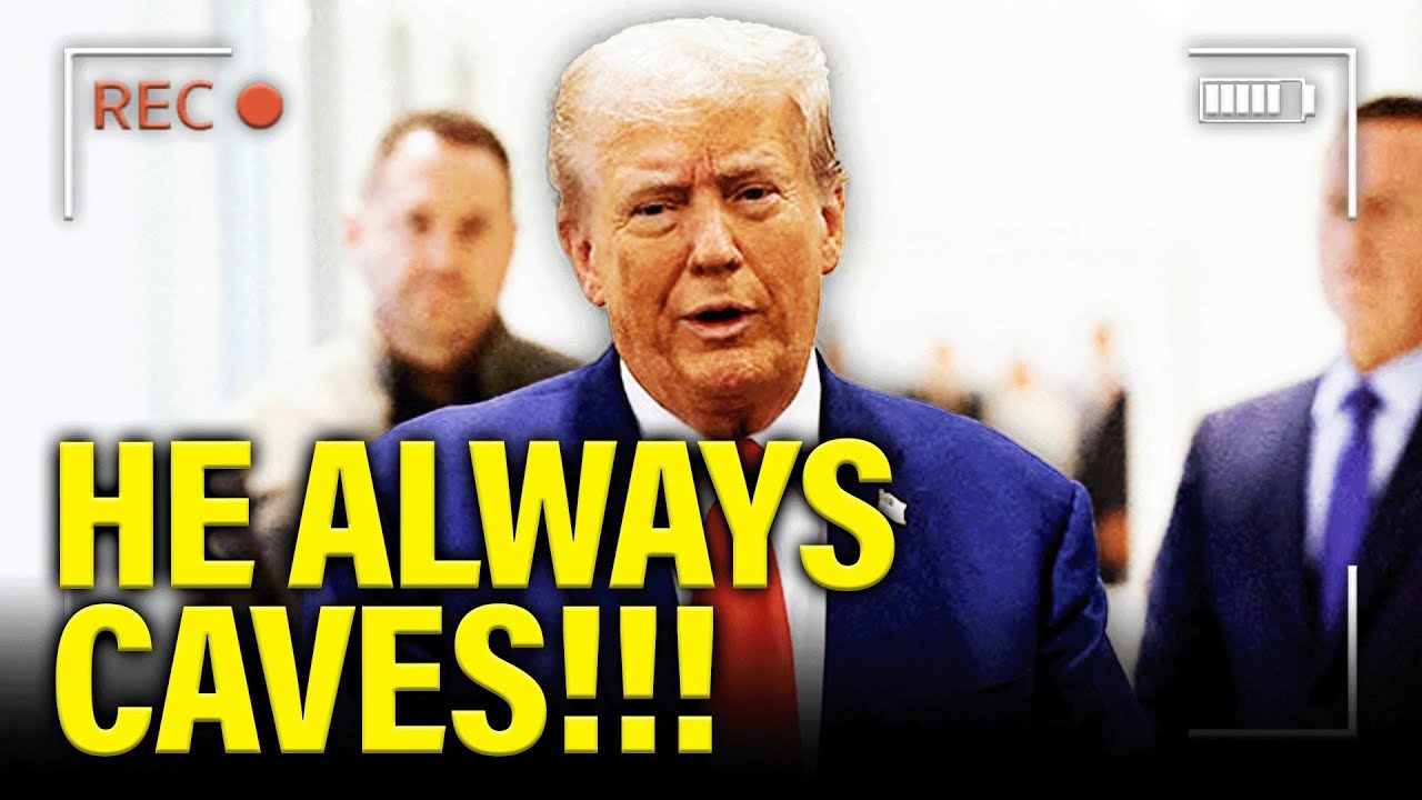 Trump in PANIC after CAVING LIKE A COWARD