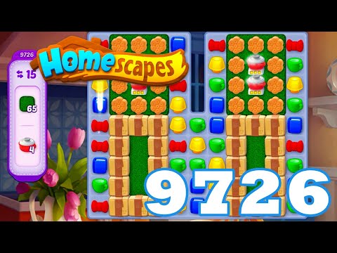 Homescapes Level 9726 HD 3 - match puzzle game | Gameplay Walkthrough | android | GameGo Game | IOS