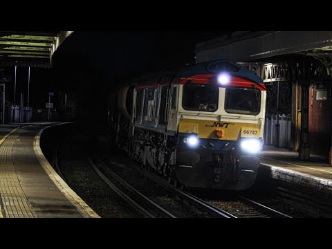 (HD) GBRf (NWT) class 66747 trundles through Broadstairs working 6G22! 30/03/21