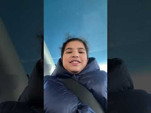 Young little artist introducing herself and how she started painting. Mommy is very proud!