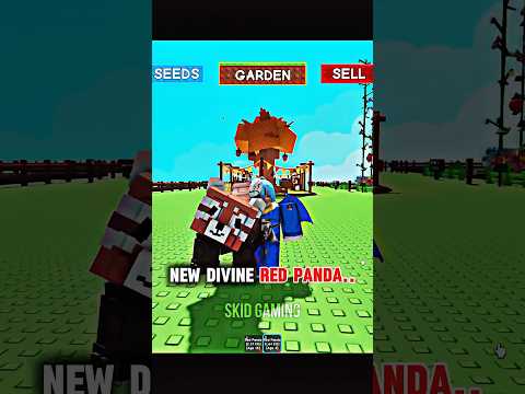 New Red Panda Divine Pet is Bad?😭#growagarden #fyp #shorts #viral