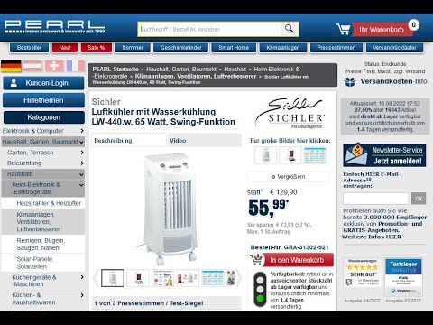 PEARL | Sichler | Luftkühler mit Wasserkühlung | Finger weg, taugt nix!