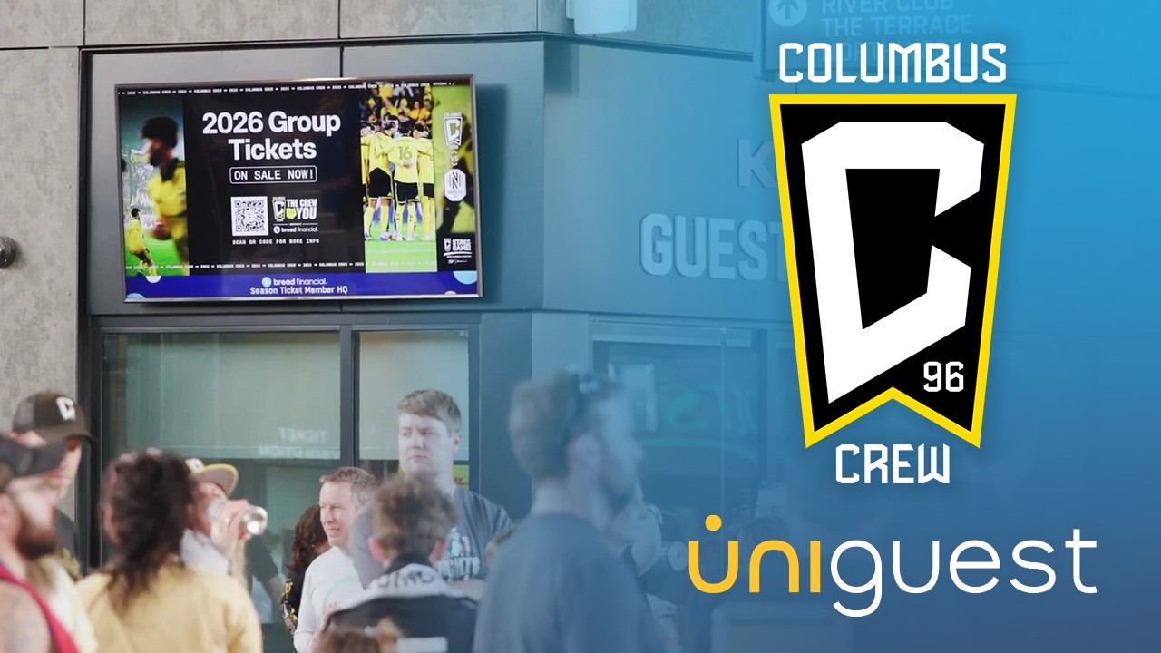 Columbus Crew - Digital Signage & IPTV Case Study - YouTube