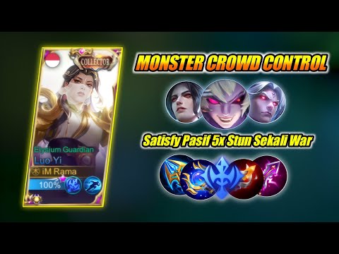 Luo Yi GOD Non Stop Stun !! Satisfy 5x Stun Sekali War !!