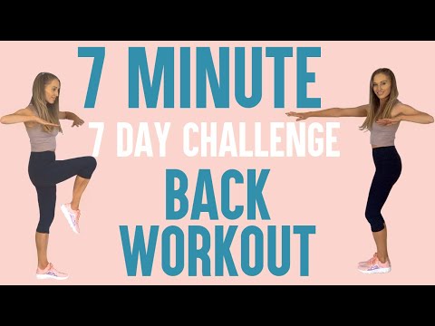 7 Minute Back Workout For Women | 7 Day Challenge with...