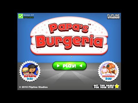 What's Cookin', Papa Louie? | Papa's Burgeria Part 1 - YouTube