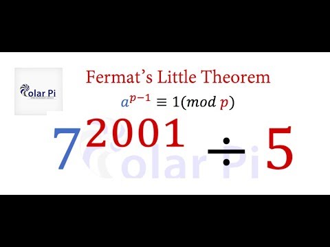 Applying Fermat's Little Theorem (i.e. Example) Video