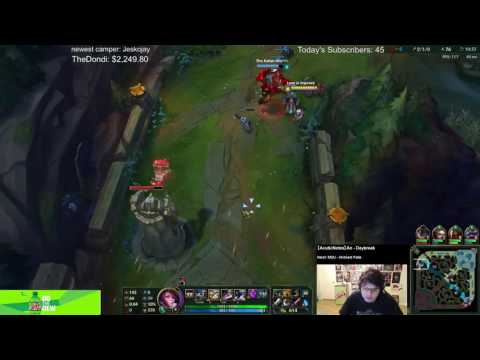 Dyrus as Fiora vs Kled Top   S7 Ranked Gameplay patch 7.5