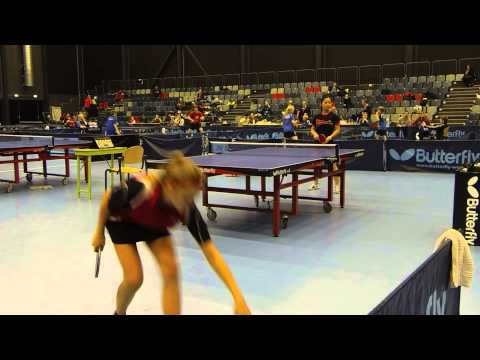 150201 Roskilde GP, Alberte Holck Christensen - Celine Sophie Røn Andersen