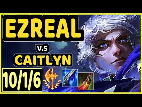 SHORTHOP (EZREAL) vs CAITLYN - 10/1/6 KDA BOTTOM ADC CHALLENGER GAMEPLAY - NA