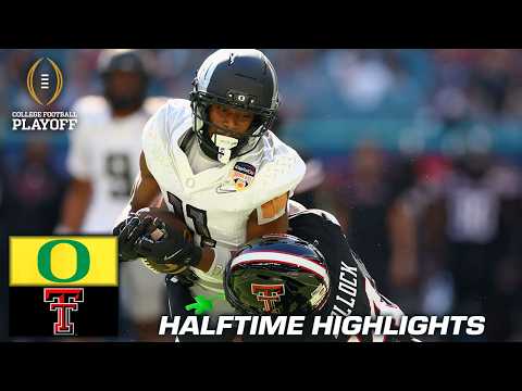 Orange Bowl HALFTIME HIGHLIGHTS: Oregon Ducks vs. Texas Tech Red Raiders | ESPN College Football