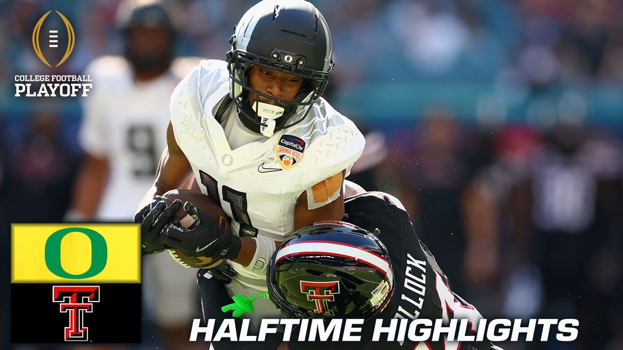 Orange Bowl HALFTIME HIGHLIGHTS: Oregon Ducks vs. Texas Tech Red Raiders | ESPN College Football
