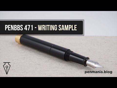 PenBBS 471 - Writing sample
