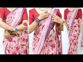 New Trick For Daily Wear Saree Draping Beginners Saree Draping Tips Tricks Sari Draping Idea