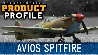 Avios Spitfire MkVb Super Scale 1450mm ETO Scheme Warbird (PNF) w/80A ESC