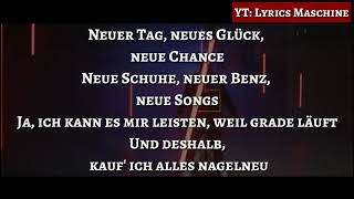 MERT ABI - Nagelneu (Official HQ Lyrics) (Text) | Lyrics Maschine