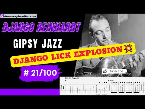 Django Reinhardt Gypsy Jazz Guitar Licks (21/100)