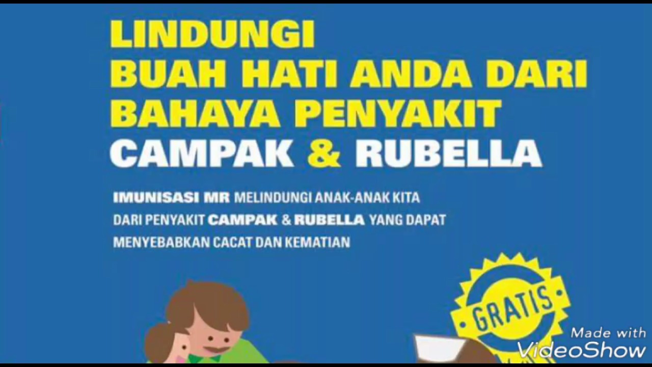 Leaflet Kampanye Imunisasi MR