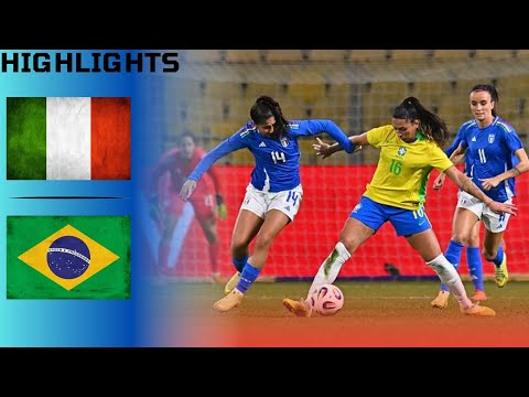 Italy v Brazil | Women’s International Friendly 2025| Match Highlights [Italian Commentary]