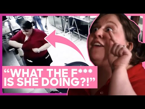 Server Dee Dee Rubs Food on her Chest! 😱 | Mystery Diners
