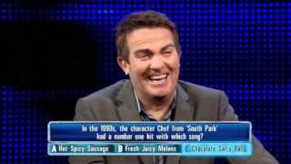 The Chase game show   Chocolate Salty Balls question