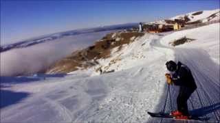 preview picture of video 'Skiing at Cardrona - New Zealand - cam 1. pt 1.'