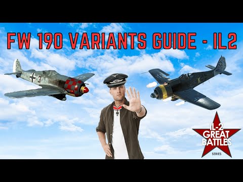 The DIFFERENT Variants of the FW 190: An IL-2 Great Battles Guide!