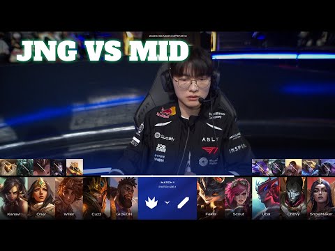 JGL vs MID | LCK 2026 Season Opening Match 1 | Team JGL vs Team MID