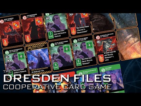 Dresden Files Cooperative Card Game - Let's Play / Gameplay / Preview - YouTube