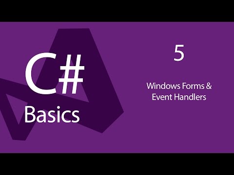C Programming Tutorials Beginners 05 Windows Forms and Event Handlers