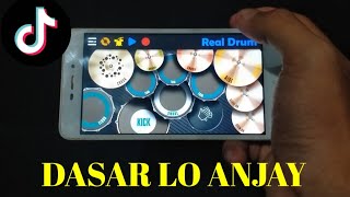 Download lagu DJ DASAR LO ANJAY | TIKTOK VIRAL ( REAL DRUM COVER) mp3
