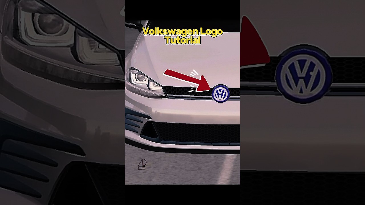 Volkswagen Logo Tutorial Shorts in Car Parking Multiplayer #carparkingmultiplayer