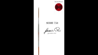 BORCIANI E BONAZZI GEREMIA CERRI PINCEL RIGGER SINTÉTICO MARTA KOLINSKY MANGO CORTO SERIE 750