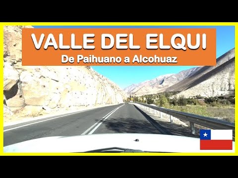 Manejando de Paihuano a Alcohuaz, Valle del Elqui, Chile 🇨🇱