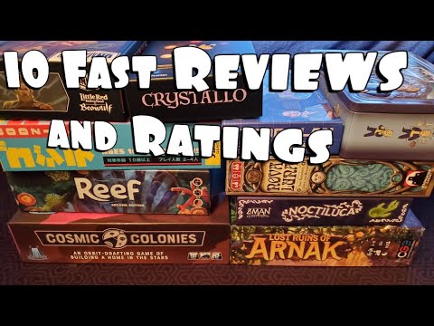 10 Fast Game Reviews and Ratings: Lost Ruins of Arnak and More