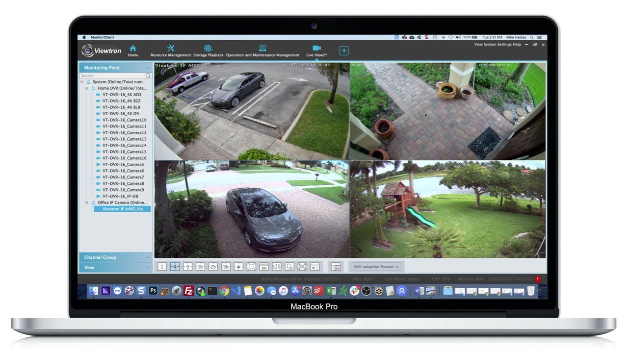 VMS software for CCTV Mac and Windows